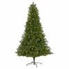 Discount 🎁 Nearly Natural 7' Vermont Fir Artificial 🔔 Christmas Tree 🧨