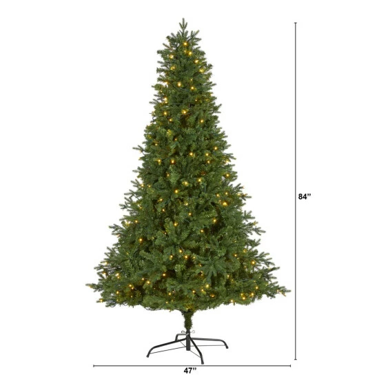 Discount π Nearly Natural 7' Vermont Fir Artificial π Christmas Tree 𧨠5 Discount π Nearly Natural 7' Vermont Fir Artificial π Christmas Tree 𧨠- Image 3