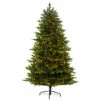 Promo 🥰 Nearly Natural 7’ North Carolina Fir Artificial 🔔 Christmas Tree 😍