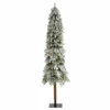Flash Sale 😀 Nearly Natural 8’ Flocked Grand Alpine Artificial 🎄 Christmas Tree ❤️ -Nearly Natural Sales unnamed file 2354