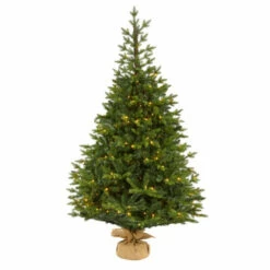 Best deal 🧨 Nearly Natural 6’ Fraser Fir Artificial ❄ Christmas Tree W/ 300 Lights 🧨
