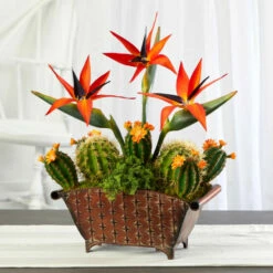 Buy π Nearly Natural 21β Bird Of Paradise And Cactus Artificial Plant π 7 Buy π Nearly Natural 21β Bird Of Paradise And Cactus Artificial Plant π -Nearly Natural Sales unnamed file 2384