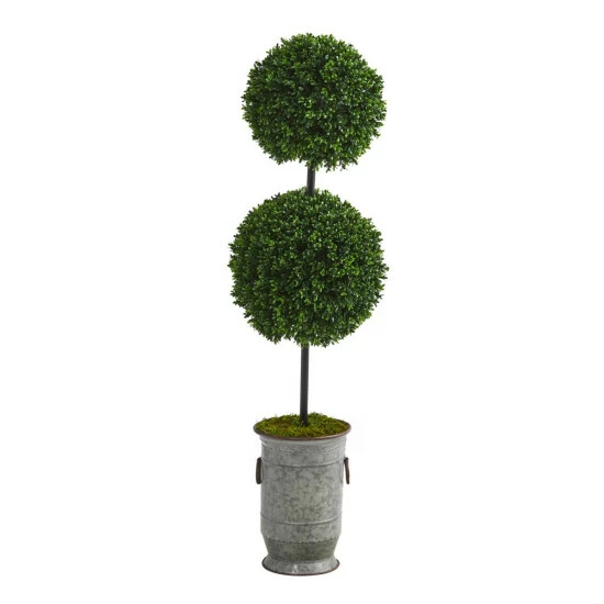 Buy β¨ Nearly Natural 50β Boxwood Artificial Topiary MetalPlanter UVResistant π 3 Buy β¨ Nearly Natural 50β Boxwood Artificial Topiary MetalPlanter UVResistant π
