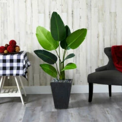 Buy 🥰 Nearly Natural 52” Travelers Palm Artificial Tree In Slate Planter 🔔 -Nearly Natural Sales unnamed file 2425