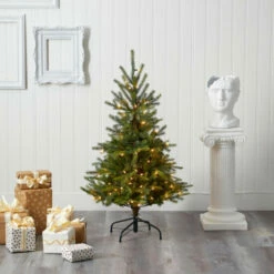 Promo 💯 Nearly Natural Artificial 🎄 Christmas Tree With Clear Lights 🔔 -Nearly Natural Sales unnamed file 2452
