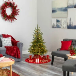 Promo 💯 Nearly Natural Artificial 🎄 Christmas Tree With Clear Lights 🔔 -Nearly Natural Sales unnamed file 2454