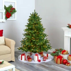 Outlet ⌛ Nearly Natural Artificial 🎄 Christmas Tree With Lights 😍 -Nearly Natural Sales unnamed file 2459