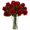 Brand new 🔔 Nearly Natural Blooming Silk Roses Flower Arrangement Red 💯 -Nearly Natural Sales unnamed file 247