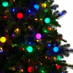 Flash Sale 💯 Nearly Natural Mountain Fir With Multi Color LED Lights 🔥 -Nearly Natural Sales unnamed file 2470