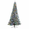 Budget ✔️ Nearly Natural Flocked Mountain Fir Tree With Lights ✔️ -Nearly Natural Sales unnamed file 2474