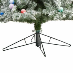 Budget ✔️ Nearly Natural Flocked Mountain Fir Tree With Lights ✔️ -Nearly Natural Sales unnamed file 2479