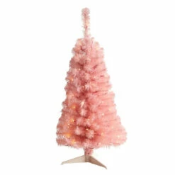 Deals 🤩 Nearly Natural Artificial 🔔 Christmas Tree With LED Lights 😀