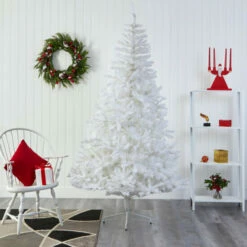 Brand new ✔️ Nearly Natural White 🎄 Christmas Tree With Bendable Branches 🎉 -Nearly Natural Sales unnamed file 2506
