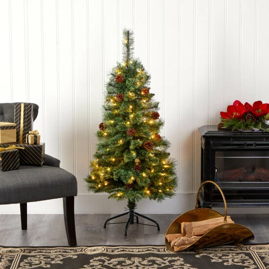 Brand new β Nearly Natural Mountain Pine π Christmas Tree With Lights β¨ 9 Brand new β Nearly Natural Mountain Pine π Christmas Tree With Lights β¨ - Image 7