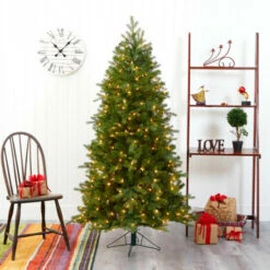 Best Sale 🔥 Nearly Natural Vienna Fir 🔔 Christmas Tree With Lights 🤩 -Nearly Natural Sales unnamed file 2523