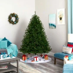 Best Sale 👍 Nearly Natural 7 Ft. Mountain Pine 🎁 Christmas Tree With 450 Lights 🔔 -Nearly Natural Sales unnamed file 253