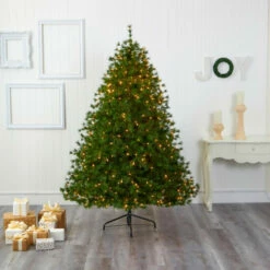 Best Sale 👍 Nearly Natural 7 Ft. Mountain Pine 🎁 Christmas Tree With 450 Lights 🔔 -Nearly Natural Sales unnamed file 254