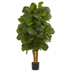 Promo 🌟 Nearly Natural Fiddle Leaf Fig Artificial Tree ❤️