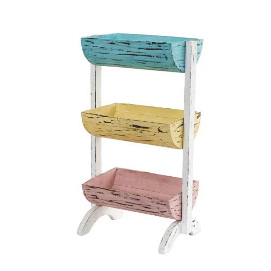 New β€οΈ Nearly Natural 23" Three Shelf Farmhouse Multipurpose Stand π 5 New β€οΈ Nearly Natural 23" Three Shelf Farmhouse Multipurpose Stand π - Image 3