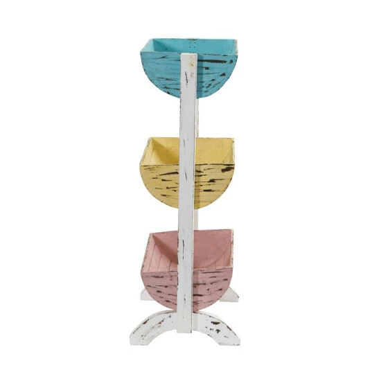 New β€οΈ Nearly Natural 23" Three Shelf Farmhouse Multipurpose Stand π 6 New β€οΈ Nearly Natural 23" Three Shelf Farmhouse Multipurpose Stand π - Image 4