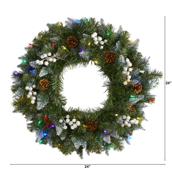 Cheapest π₯ Nearly Natural 24 In. Snow Tipped π
Christmas Wreath With 50 Lights π₯ 6 Cheapest π₯ Nearly Natural 24 In. Snow Tipped π
Christmas Wreath With 50 Lights π₯ - Image 4