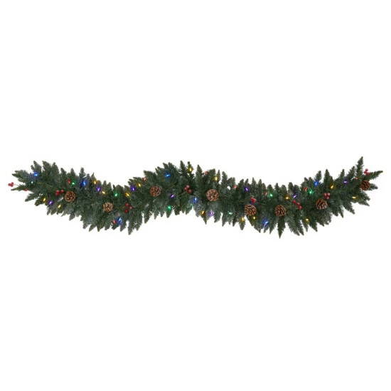 Coupon 𧨠Nearly Natural 6' Snow Dusted Artificial β Christmas Garland With Lights β 3 Coupon 𧨠Nearly Natural 6' Snow Dusted Artificial β Christmas Garland With Lights β