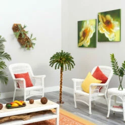 Brand new 🔥 Nearly Natural 4 Ft. 🎁 Christmas Palm Artificial Tree With 150 Warm White LED Lights 😉 -Nearly Natural Sales unnamed file 412