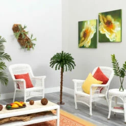 Brand new 🔥 Nearly Natural 4 Ft. 🎁 Christmas Palm Artificial Tree With 150 Warm White LED Lights 😉 -Nearly Natural Sales unnamed file 416