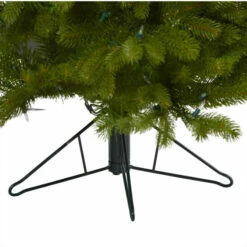 Best deal 👍 Nearly Natural 4' Cambridge Spruce Flat Back Artificial ❄ Christmas Tree With 100 Warm White Multifunction LED Lights 🎉 -Nearly Natural Sales unnamed file 459