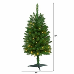 Best reviews of 😀 Nearly Natural 3 Ft. Slim Green Mountain Pine Artificial 🎄 Christmas Tree With 50 Clear LED Lights 🛒 -Nearly Natural Sales unnamed file 474
