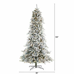 Flash Sale π€© Nearly Natural 9 Ft. Flocked Livingston Fir Artificial π Christmas Tree With Pine Cones And 650 Clear Warm LED Lights π₯ 12 Flash Sale π€© Nearly Natural 9 Ft. Flocked Livingston Fir Artificial π Christmas Tree With Pine Cones And 650 Clear Warm LED Lights π₯ -Nearly Natural Sales unnamed file 488