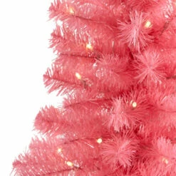 Best deal ⌛ Nearly Natural 2 Ft. Pink Artificial 🎄 Christmas Tree With 35 LED Lights And 72 Bendable Branches 💯 -Nearly Natural Sales unnamed file 519