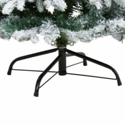 Flash Sale 🎉 Nearly Natural 4' Flocked Vermont Mixed Pine Artificial 🔔 Christmas Tree With 100 Clear LED Lights 👏 -Nearly Natural Sales unnamed file 529