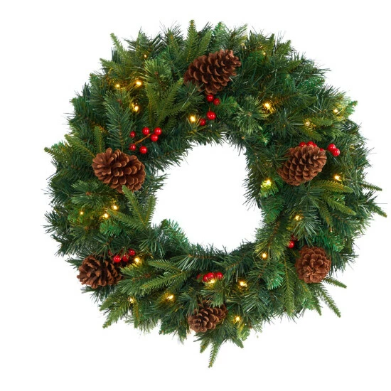 Cheap π Nearly Natural 24 In. Mixed Pine Artificial π
Christmas Wreath With 35 Clear LED Lights And Berries π 3 Cheap π Nearly Natural 24 In. Mixed Pine Artificial π
Christmas Wreath With 35 Clear LED Lights And Berries π