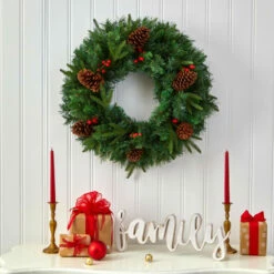 Cheap π Nearly Natural 24 In. Mixed Pine Artificial π
Christmas Wreath With 35 Clear LED Lights And Berries π 10 Cheap π Nearly Natural 24 In. Mixed Pine Artificial π
Christmas Wreath With 35 Clear LED Lights And Berries π -Nearly Natural Sales unnamed file 575