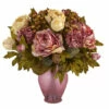 Best reviews of 😉 Nearly Natural 16 In. Peony Artificial Arrangement In Rose Colored Vase 🧨 -Nearly Natural Sales unnamed file 601