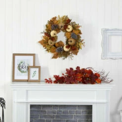 Cheapest π Nearly Natural 24 In. Fall Pumpkins, Pine Cones And Berries Artificial Wreath π 7 Cheapest π Nearly Natural 24 In. Fall Pumpkins, Pine Cones And Berries Artificial Wreath π -Nearly Natural Sales unnamed file 664