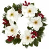 Flash Sale ⭐ Nearly Natural 26" Magnolia, Pine & Berries Wreath 🔔 -Nearly Natural Sales unnamed file 687