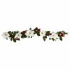 Best reviews of 🌟 Nearly Natural 6-Ft. Magnolia, Pine & Berries Artificial Garland 😉