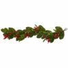 Discount 😀 Nearly Natural 5-Ft. Magnolia Berry Pine Artificial Garland 🤩 -Nearly Natural Sales unnamed file 696