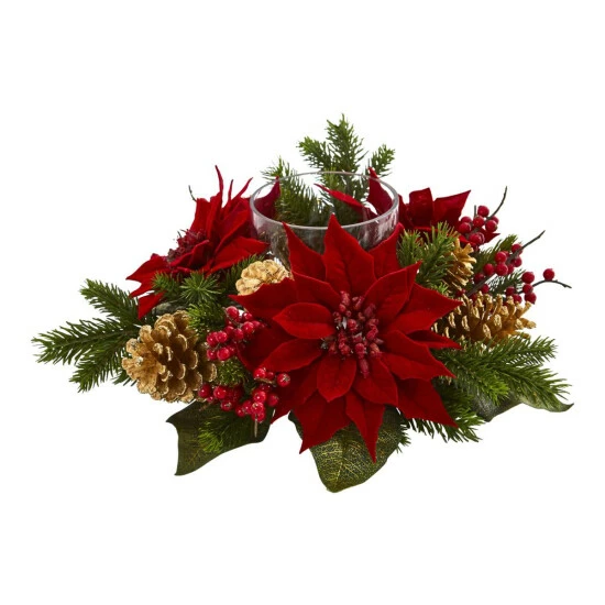 Best reviews of β Nearly Natural Poinsettia, Berry & Golden Pine Cone Candelabrum π 3 Best reviews of β Nearly Natural Poinsettia, Berry & Golden Pine Cone Candelabrum π