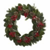 Discount π₯° Nearly Natural Magnolia Leaf, Berry Pine & Pine Cone Artificial Wreath π 1 Discount π₯° Nearly Natural Magnolia Leaf, Berry Pine & Pine Cone Artificial Wreath π -Nearly Natural Sales unnamed file 701