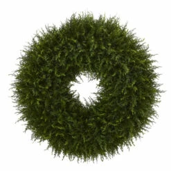 Cheap 🔔 Nearly Natural 32" Giant Cedar Artificial Wreath 🔥