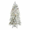 New 🔥 Nearly Natural 5 Ft. Flocked Montana Down Swept Spruce 🎄 Christmas Tree ⭐ -Nearly Natural Sales unnamed file 72