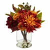 Best deal 🌟 Nearly Natural 12" Dahlia And Mum With Vase ⌛ -Nearly Natural Sales unnamed file 757