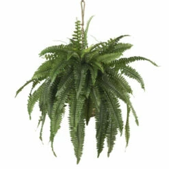 Brand new 👏 Nearly Natural Large Boston Fern Hanging Basket 🤩
