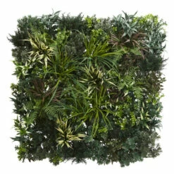 Outlet 🎁 Nearly Natural Greens And Fern Artificial Living Wall Indoor/Outdoor 💯