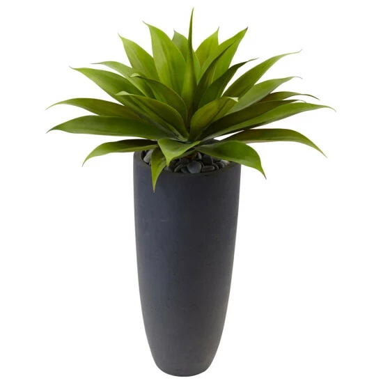 Best deal π Nearly Natural 38" Agave In Gray Cylinder Planter 𧨠3 Best deal π Nearly Natural 38" Agave In Gray Cylinder Planter π§¨