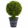 Outlet 👏 Nearly Natural 23" Boxwood Ball Topiary 🌟 -Nearly Natural Sales unnamed file 779