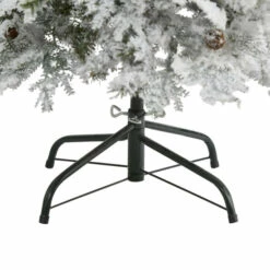 New 🔥 Nearly Natural 5 Ft. Flocked Montana Down Swept Spruce 🎄 Christmas Tree ⭐ -Nearly Natural Sales unnamed file 78